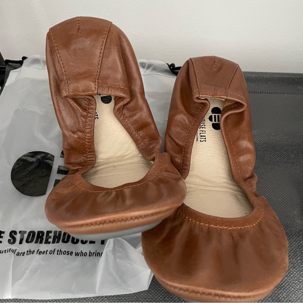 Storehouse Flats Saddle Brown Size 7- EUC